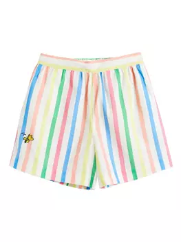 Плавки-шорты в полоску из коллаборации со Snoopy Chinti & Parker, белый