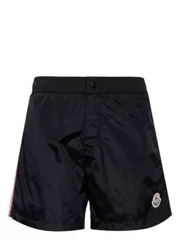 Плавки-шорты в полоску Moncler, синий