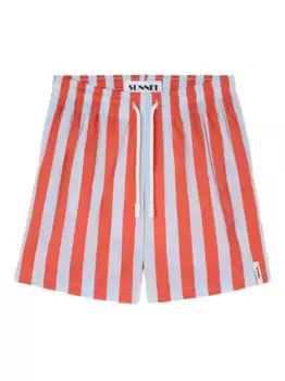 Плавки-шорты в полоску Sunnei, оранжевый
