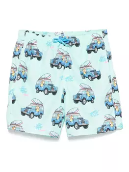 Плавки-шорты X Crypto Puppets Jean Lighting MC2 Saint Barth Kids, синий