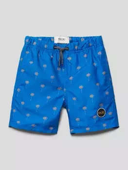 Плавки со сплошным узором модель "МАЙК" Shiwi, синий