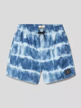 Плавки со сплошным узором модель "TUBE" Rip Curl, синий