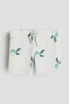 Плавки со структурированным рисунком H&M, зеленый