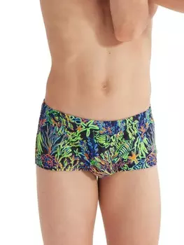 Плавки Speedo 13CM BOYS CLUB TRAINING ALLOVER BRIEF, разноцветный