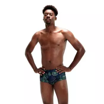 Плавки Speedo 17 cm Club Training Allover, зеленый