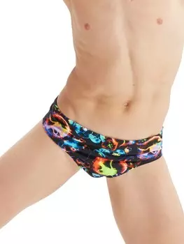 Плавки Speedo BOYS 7CM DIGITAL ALLOVER BRIEF, разноцветный