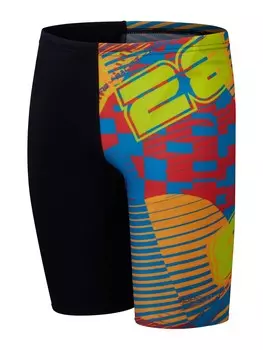 Плавки Speedo BOYS ALLOVER DIGITAL JAMMER, разноцветный