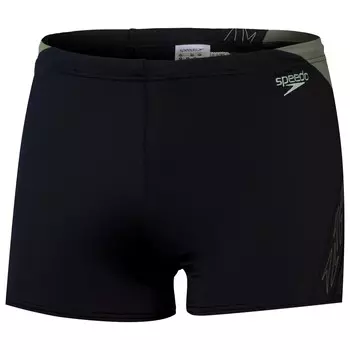 Плавки Speedo Hyperboom Splice Aquashort, цвет Black/Country Green