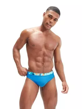 Плавки Speedo MENS 7CM LOGO BRIEF, разноцветный