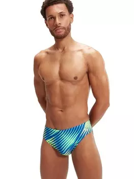 Плавки Speedo MENS ALLOVER DIGITAL 7CM BRIEF, синий