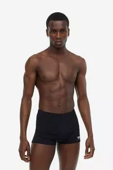 Плавки средней длины Eco Endurance+ с v-образным вырезом Speedo, черный