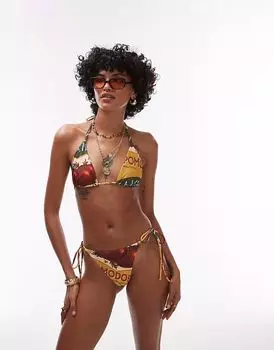 Плавки-стринги Topshop Amalfi в разноцветном цвете