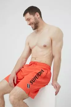 Плавки Superdry, оранжевый