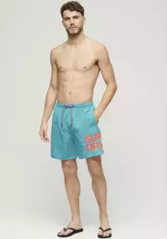 Плавки Superdry "SD-SPORTSWEAR LOGO 17" SWIMSHORT", синий