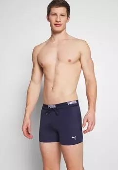 Плавки SWIM MEN LOGO TRUNK Puma, цвет navy