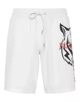 Плавки Тигр PLEIN SPORT, белый