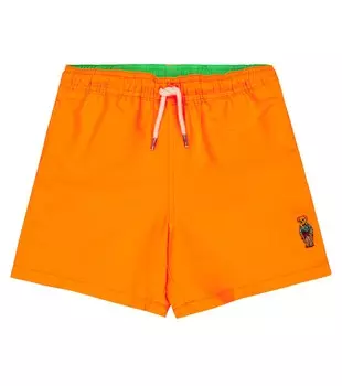 Плавки Traveler с вышивкой Polo Ralph Lauren, оранжевый