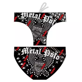 Плавки Turbo Limited Edition Metal Polo, черный