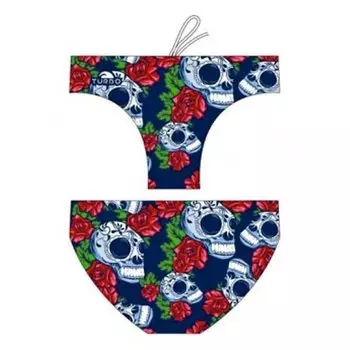 Плавки Turbo Roses & Skulls, синий