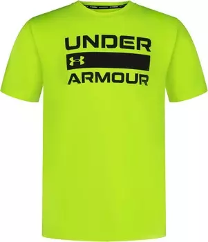 Плавки Under Armour Kids Wordmark Surf Shirt, цвет High Vis Yellow