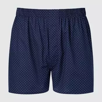 Плавки Uniqlo из хлопка, темно - синий