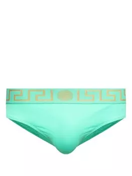 Плавки Versace La Greca, зеленый
