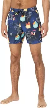 Плавки Volcom Novelty 17" Trunks, цвет Blueprint