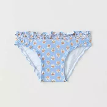 Плавки Zara Floral Print, голубой