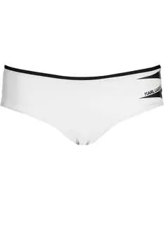Плавки женские Karl Lagerfeld Beachwear пляжные с контрастными деталями, белый
