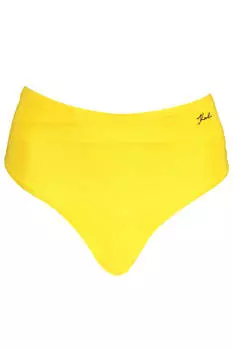 Плавки женские Karl Lagerfeld Beachwear пляжные с высокой талией, желтый