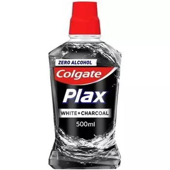 Plax Белый + Уголь для полоскания рта 500мл, Colgate