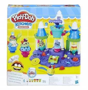 Play-Doh Ice Castle B5523 HASBRO МОРОЖЕНОЕ БОЛЬШОЙ РОЖДЕСТВЕНСКИЙ НАБОР 3 ZDTRADING