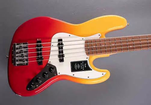 Player Plus Jazz Bass - Tequila Sunrise с грифом Pau Ferro Fender Player Plus Jazz Bass - w/Pau Ferro Fingerboard
