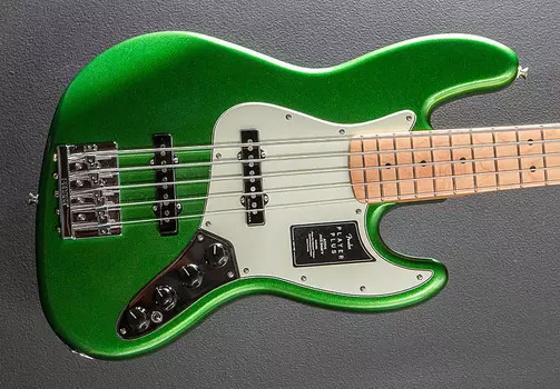 Player Plus Jazz Bass V - Cosmic Jade с кленом Fender Player Plus Jazz Bass V - w/Maple