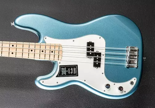 Player Precision Bass Left Hand – Tidepool с кленом Fender Player Precision Bass Left Hand – w/Maple