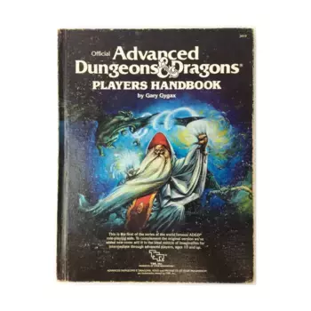 Player's Handbook (2nd Cover, Orange Spine, 11th Printing), Advanced Dungeons & Dragons (1st Edition) - Core Books, Box Sets & Miscellaneous, твердый переплет