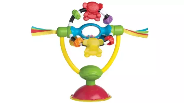 Playgro Вращающаяся погремушка на присоске для столов и стульчиков