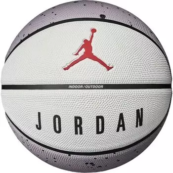 Playground 2.0 баскетбольный мяч Jordan, цвет Zement Grau/Wei/Schwarz/Feuerrot