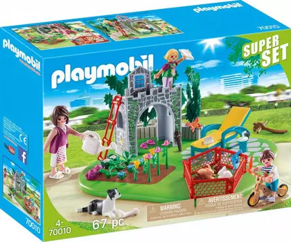 Playmobil 70010 Супер Набор Семья В Саду