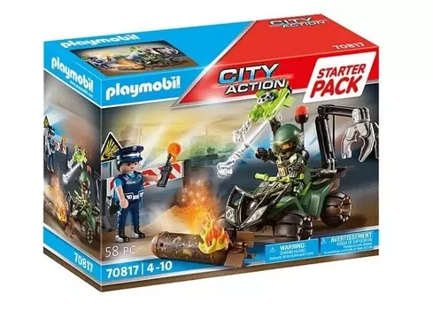 Playmobil 70817 - Стартовый пакет - Полицейские учения