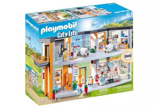 PLAYMOBIL, Большая больница с оборудованием, 70190