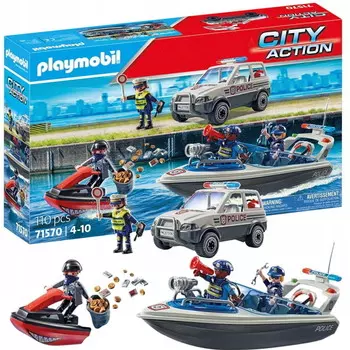 Playmobil City Action 71570 Полицейская погоня в воде