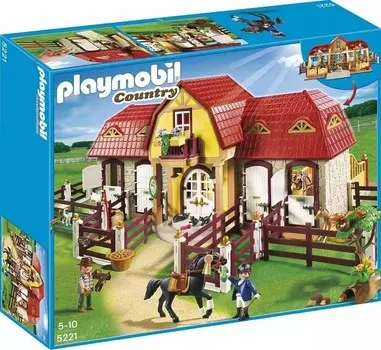Playmobil Country, блоки Конная ферма с конюшнями, 5221
