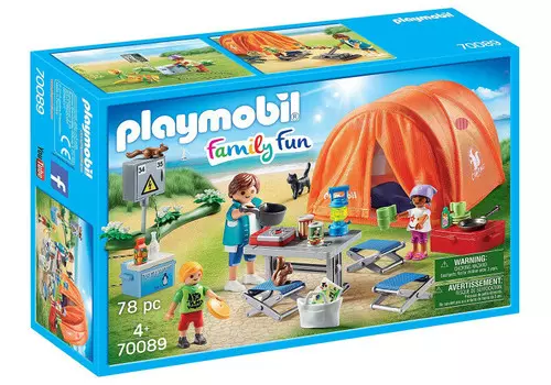 Playmobil, набор фигурок Семейный кемпинг