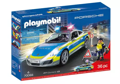 PLAYMOBIL, Porsche 911 Carrera 4S Police, 70066
