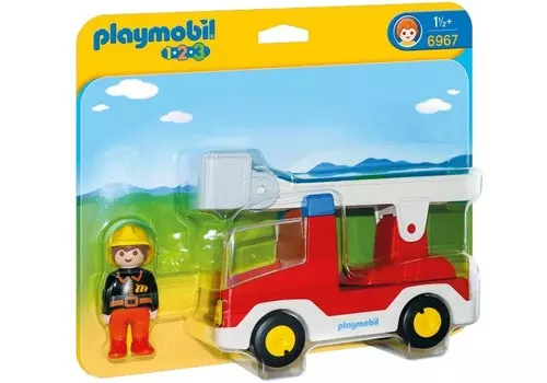 PLAYMOBIL, Пожарная машина с лестницей, 6967