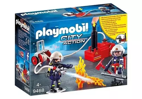 PLAYMOBIL, Пожарные с огнетушителем, 9468