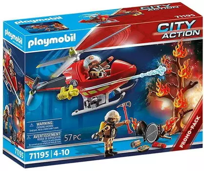 PLAYMOBIL, Пожарный вертолет, 71195