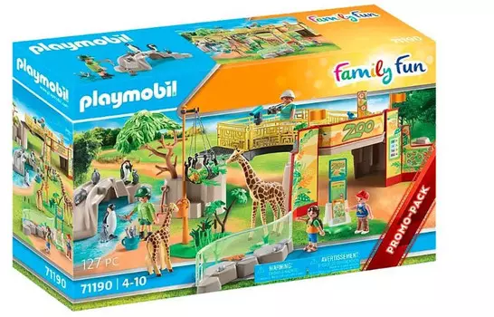 PLAYMOBIL, Приключения в зоопарке, 71190