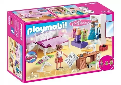 PLAYMOBIL, Спальня со швейным уголком, 70208